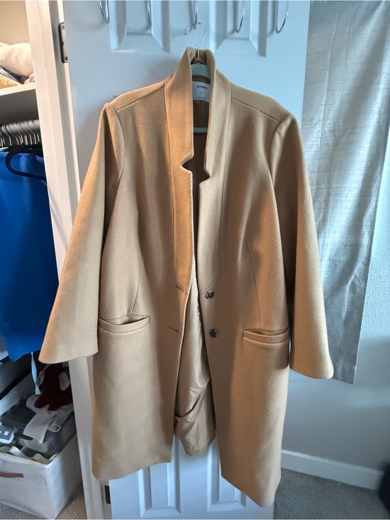 Old Navy Other - Old Navy Men's Tan Pea Coat - Single-Breasted